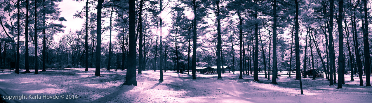 Infrared Panorama, Grand Caverns, Virginia © Karla Hovde 2014